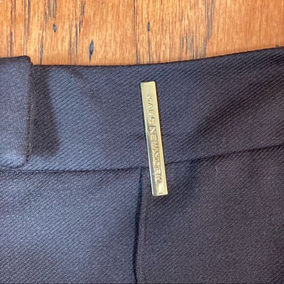 Marc New York Dark Chocolate High Waist Trouser Leg Pants, Size 4, NWT - Picture 5 of 11